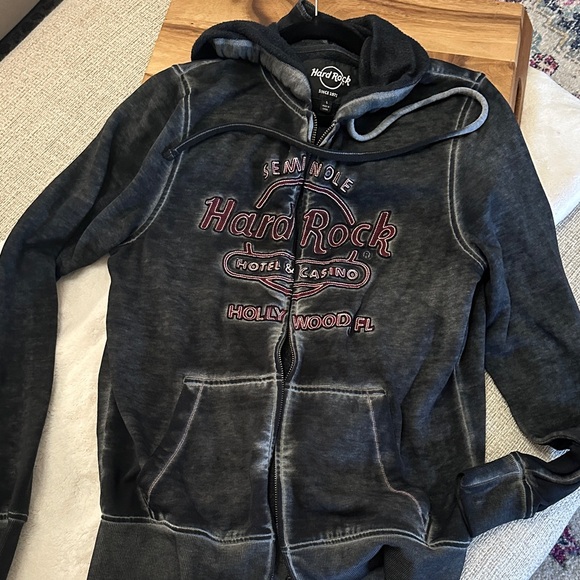 Hard Rock Cafe Black and Red Women's Jacket - Picture 1 of 1